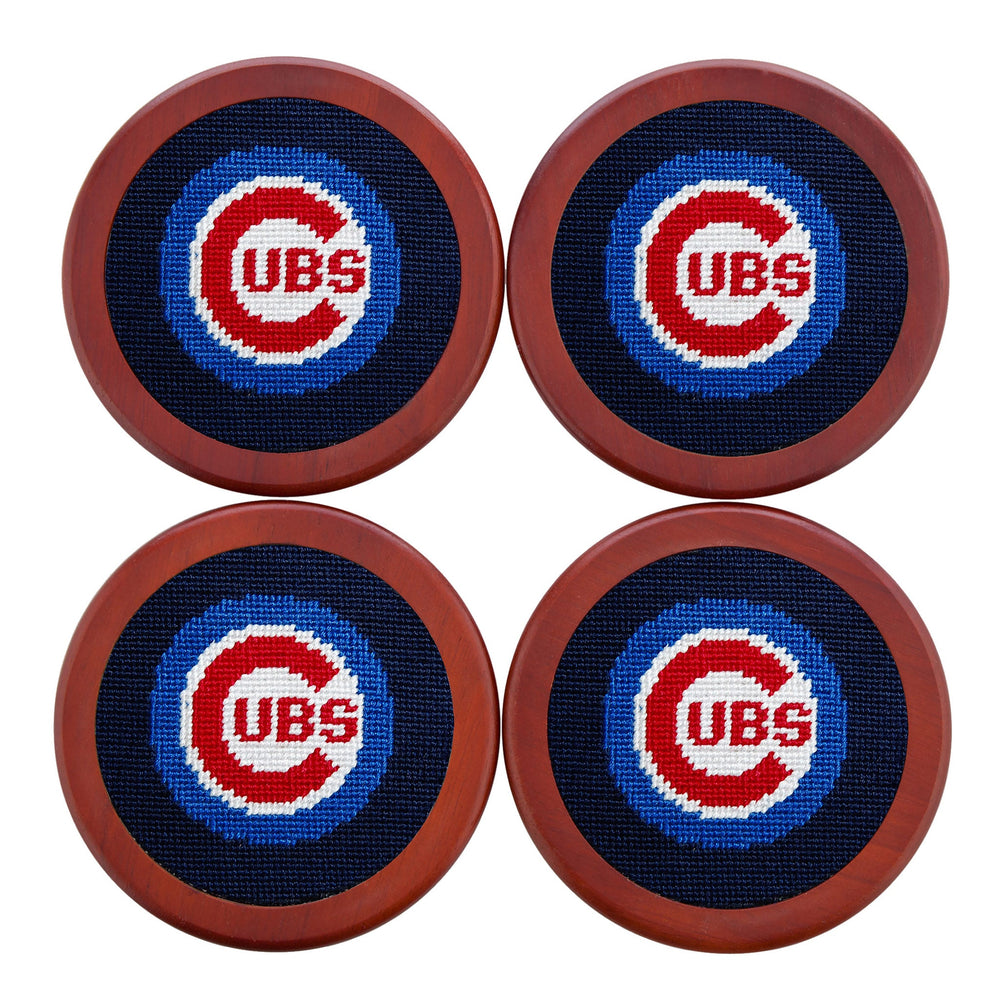 Smathers and Branson Chicago Cubs Needlepoint Coasters   