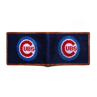 Smathers and Branson Chicago Cubs Needlepoint Bi-Fold Wallet 