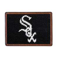 Smathers and Branson Chicago White Sox Needlepoint Credit Card Wallet Front side