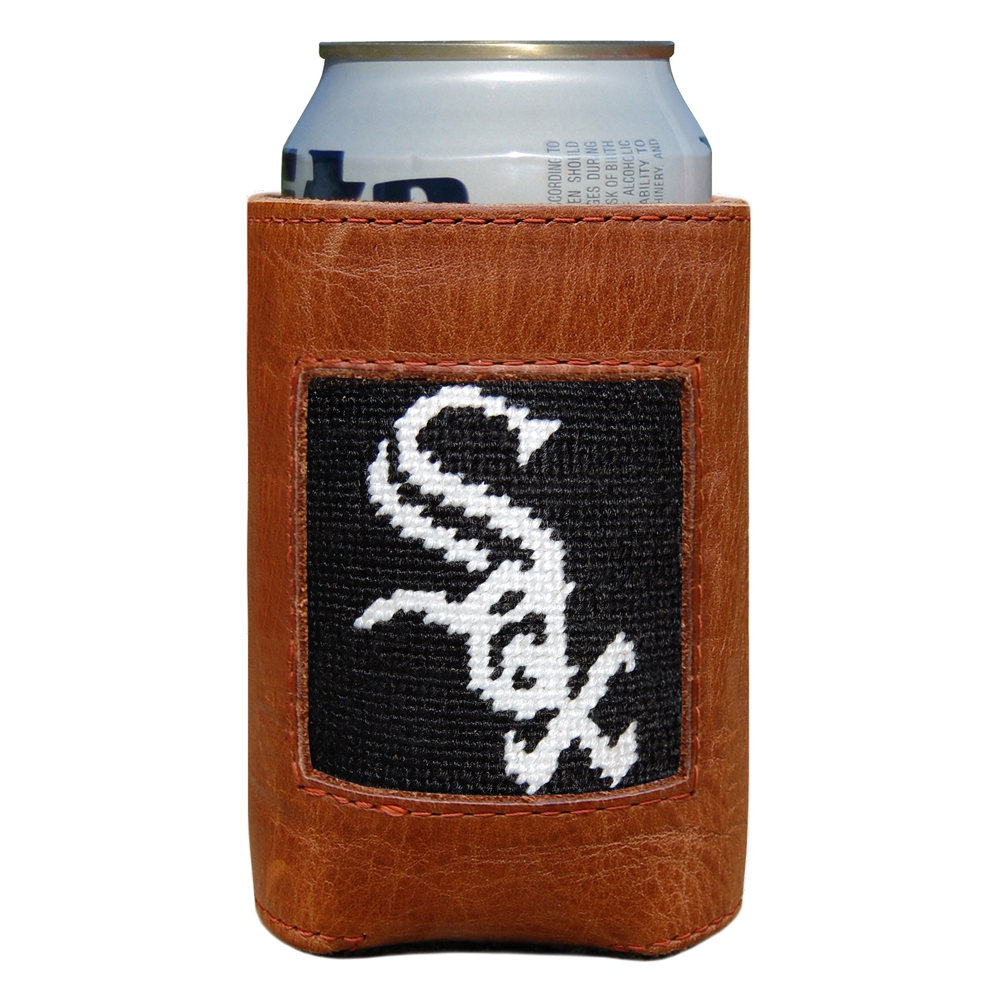 Smathers and Branson Chicago White Sox Needlepoint Can Cooler On a Can 