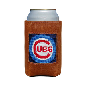Smathers and Branson Chicago Cubs Needlepoint Can Cooler   