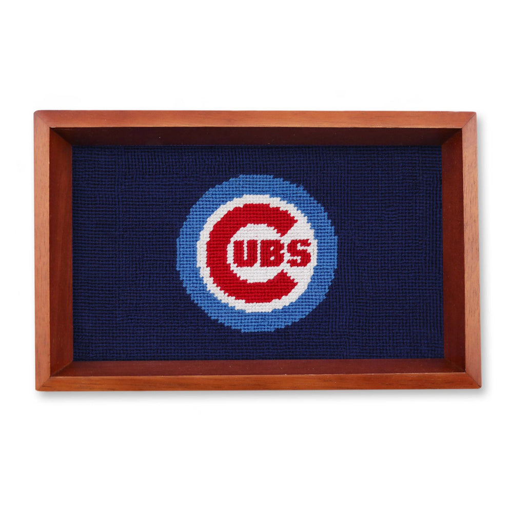 Smathers and Branson Chicago Cubs Needlepoint Valet Tray  