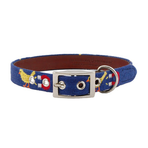 Smathers and Branson Chick Magnet Needlepoint Dog Collar Looped 