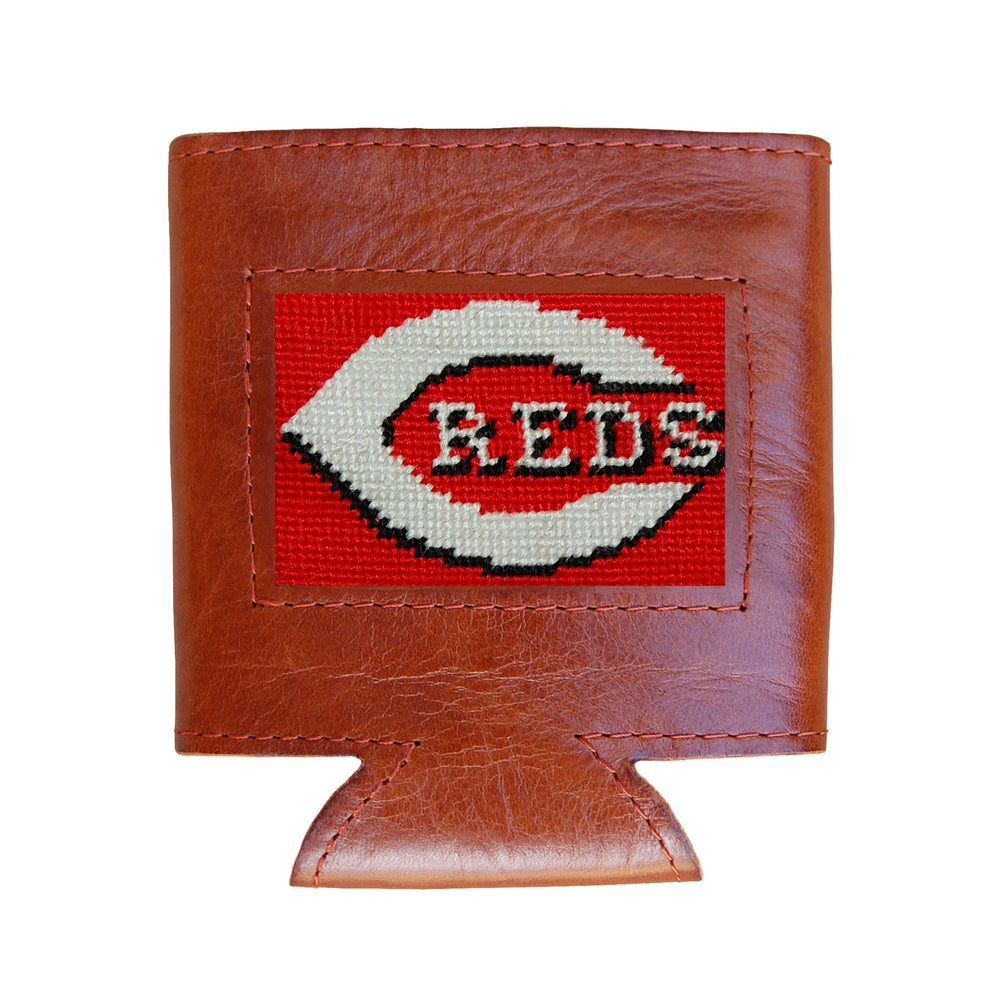 Smathers and Branson Cincinnati Reds Needlepoint Can Cooler  