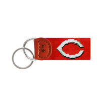 Smathers and Branson Cincinnati Reds Needlepoint Key Fob  