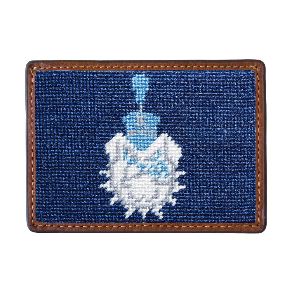 Smathers and Branson Citadel Needlepoint Credit Card Wallet Front side