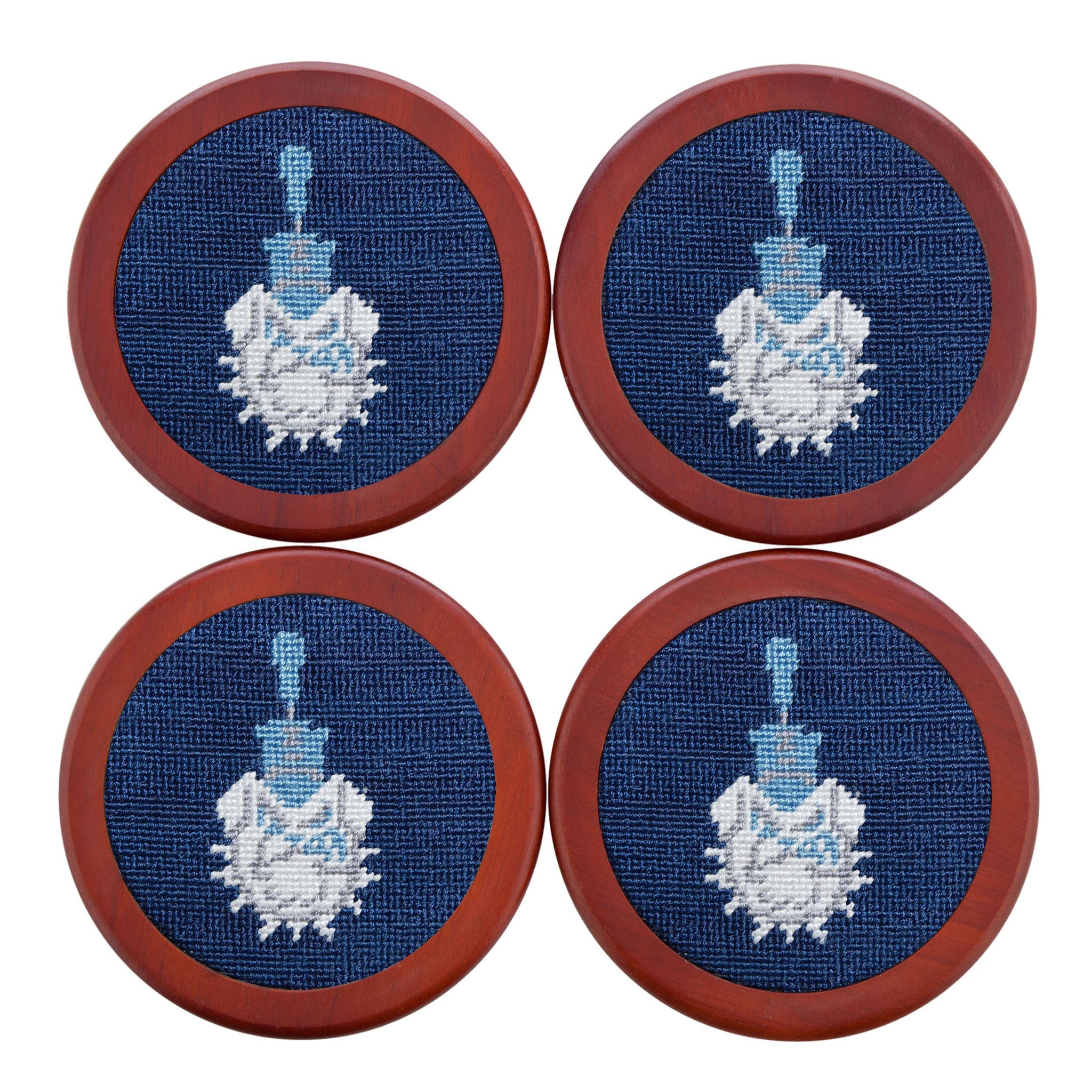 Smathers and Branson Citadel Needlepoint Coasters   