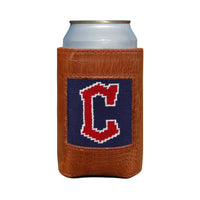 Smathers and Branson Cleveland Guardians Needlepoint Can Cooler Dark Navy   