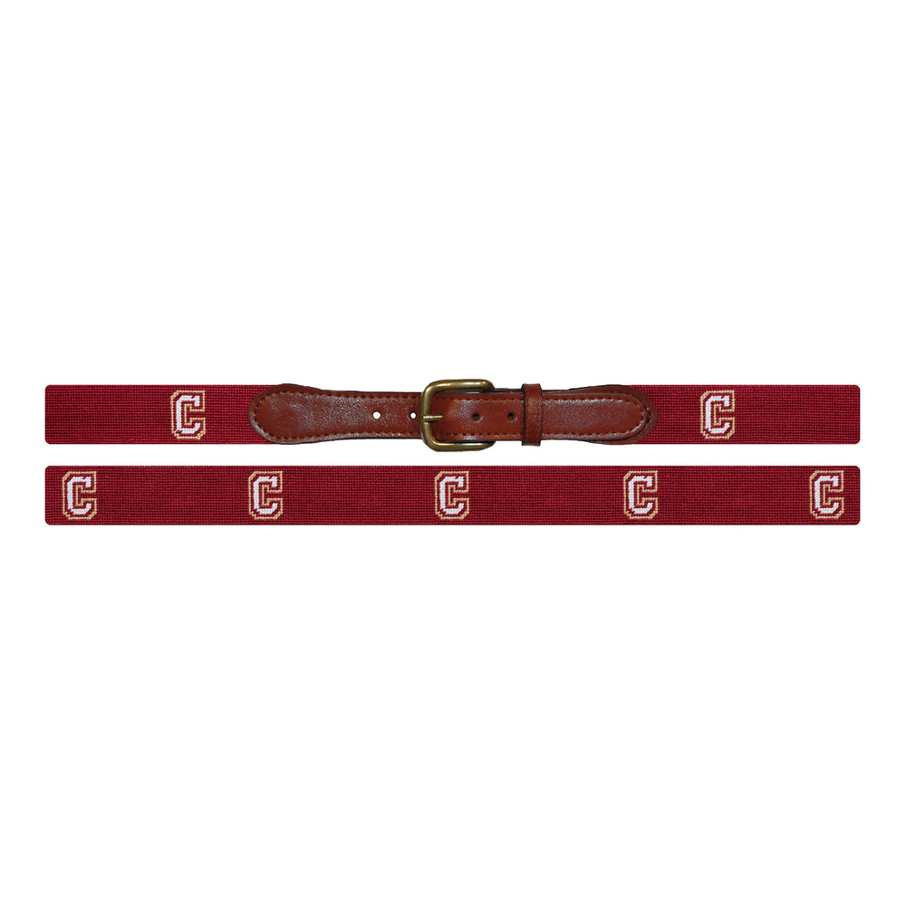Smathers and Branson College Of Charleston Needlepoint Belt Laid Out 