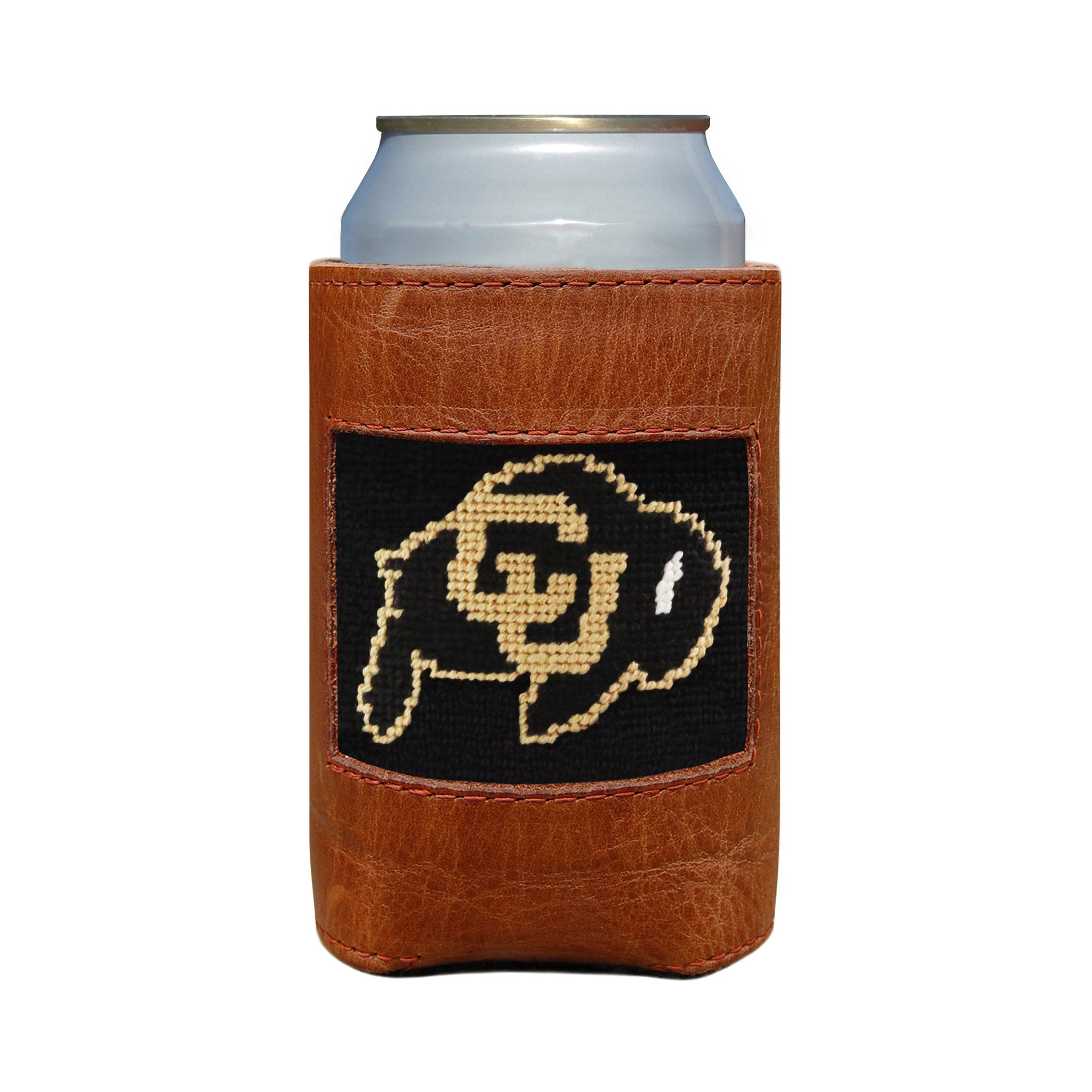 Smathers and Branson Colorado Boulder Needlepoint Can Cooler   