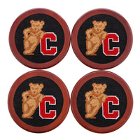 Smathers and Branson Cornell Needlepoint Coasters   