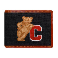 Smathers and Branson Cornell Needlepoint Bi-Fold Wallet 