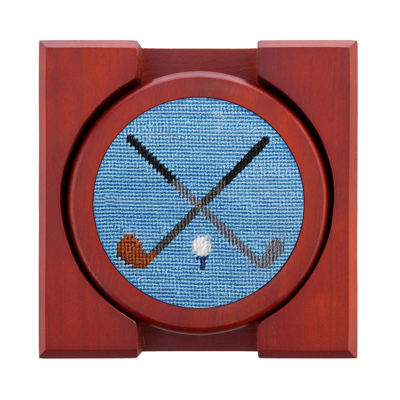 Smathers and Branson Crossed Clubs Coasters