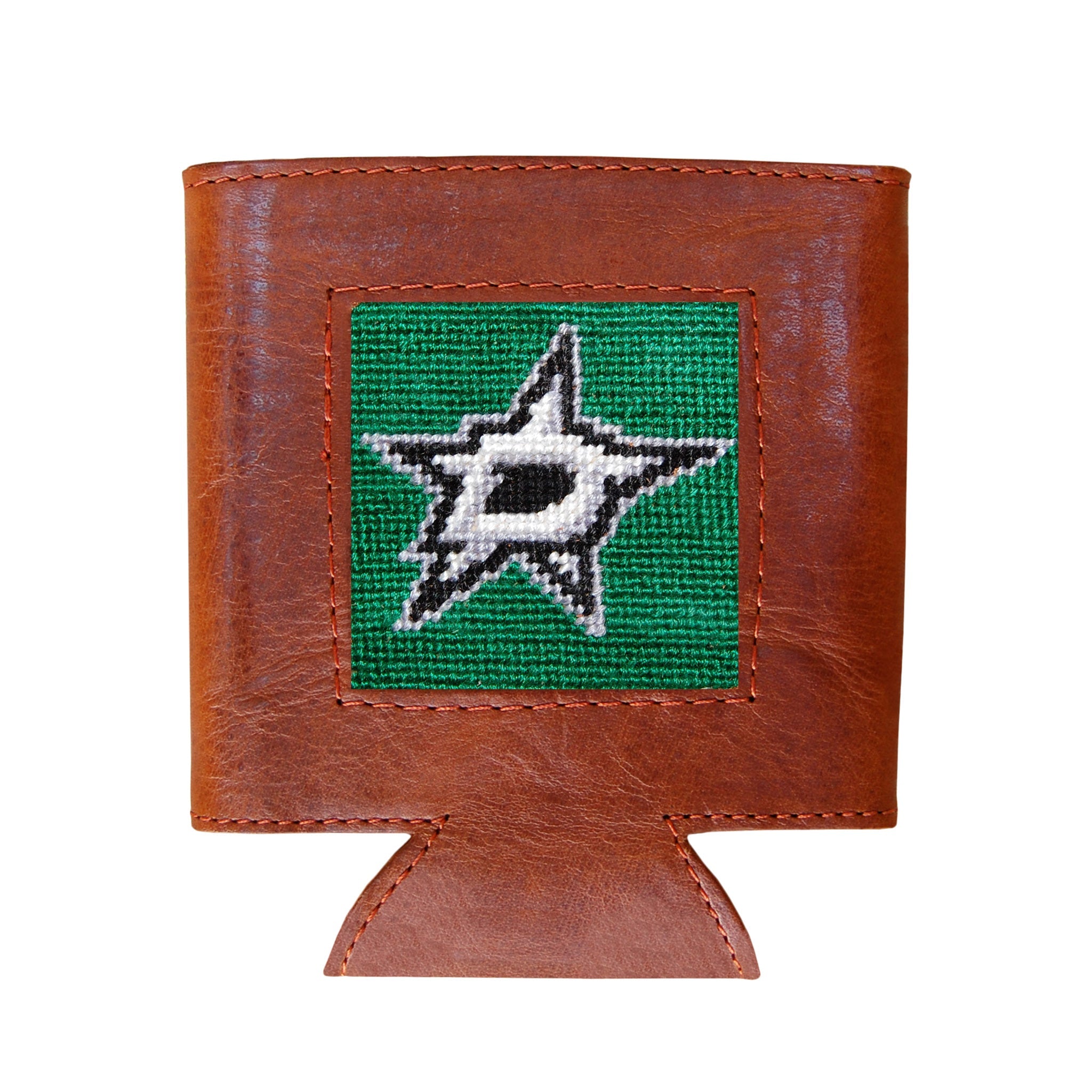 Smathers and Branson Dallas Stars Needlepoint Can Cooler  