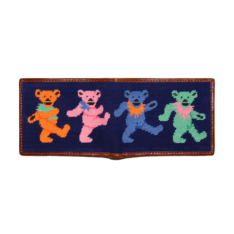 Smathers and Branson Dancing Bears Wallet Dark Navy