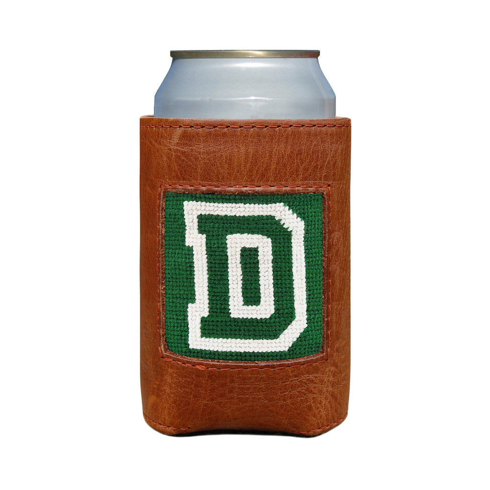 Smathers and Branson Dartmouth Needlepoint Can Cooler Emerald  