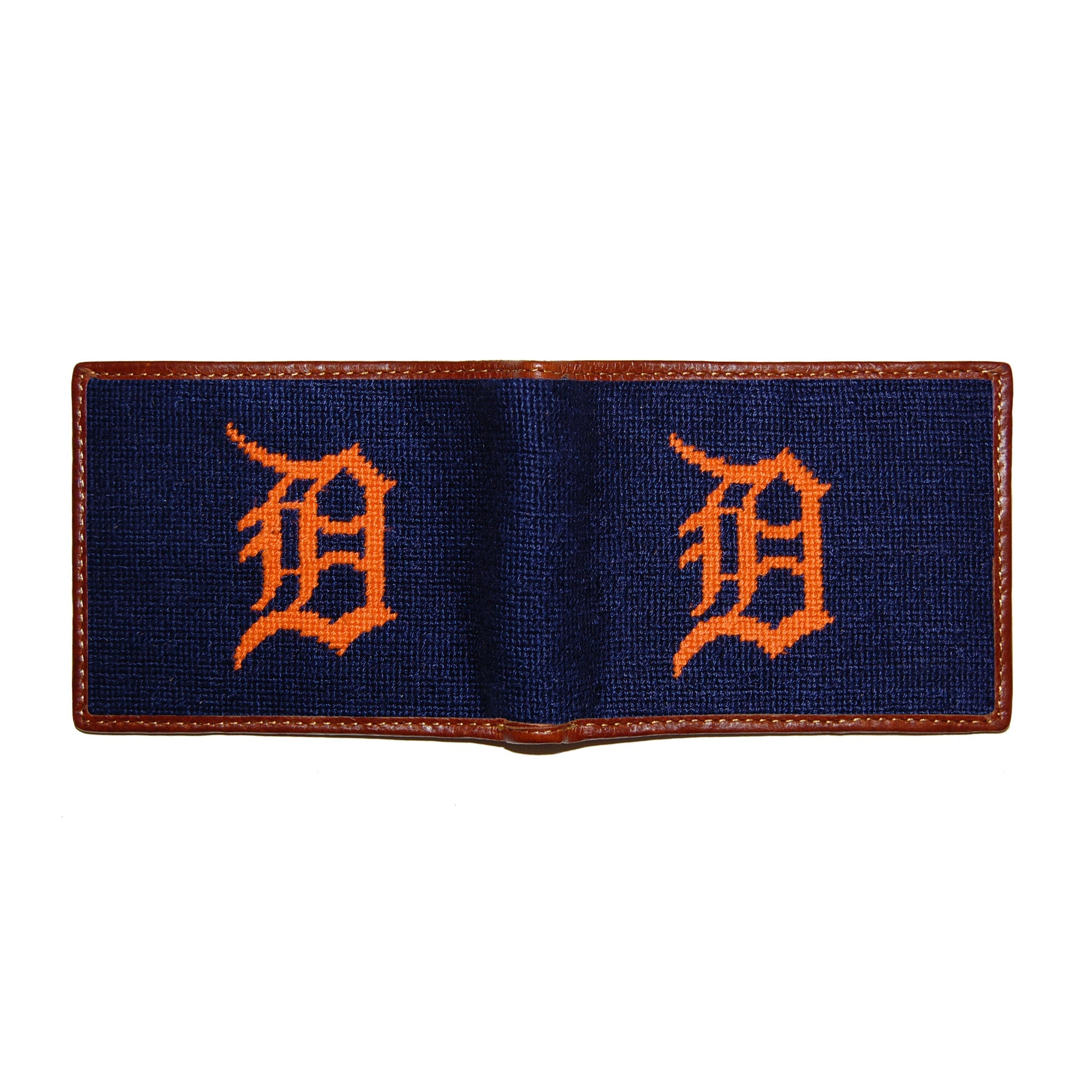 Smathers and Branson Detroit Tigers Needlepoint Bi-Fold Wallet 