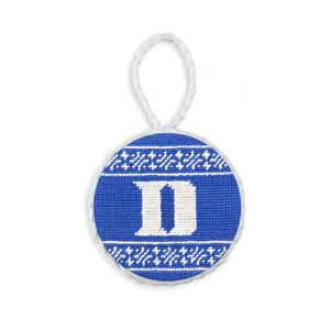 Smathers and Branson Duke Needlepoint Ornament 