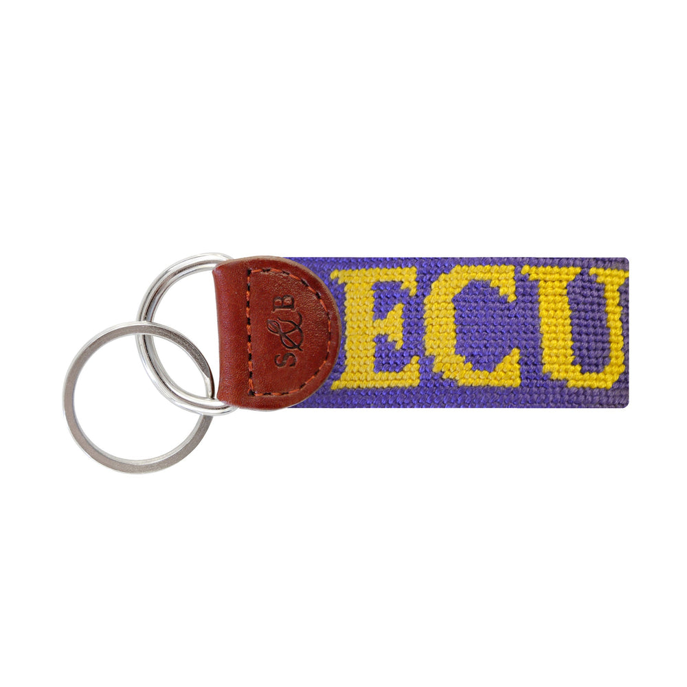 Smathers and Branson ECU Needlepoint Key Fob  
