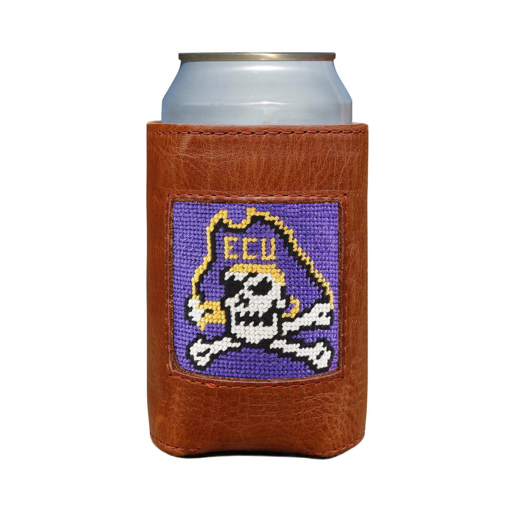 Smathers and Branson East Carolina Needlepoint Can Cooler Purple   