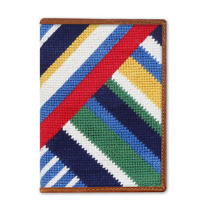 Smathers and Branson Essex Multi Needlepoint Passport Case  