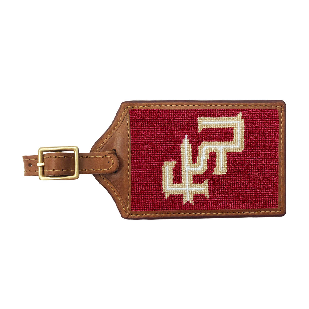 Smathers and Branson Florida State Needlepoint Luggage Tag 