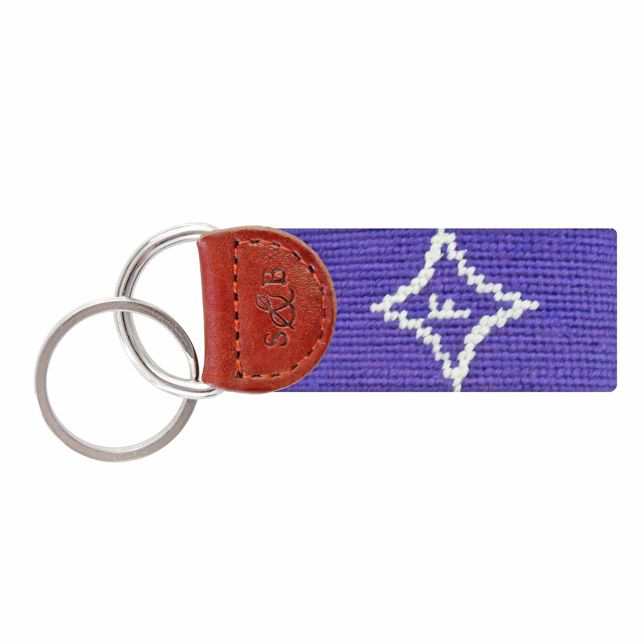 Smathers and Branson Furman Needlepoint Key Fob  