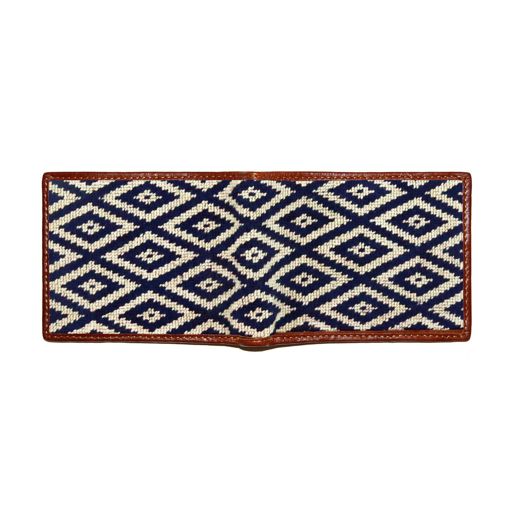 Smathers and Branson Gaucho Mini Multi Needlepoint Bi-Fold Wallet  