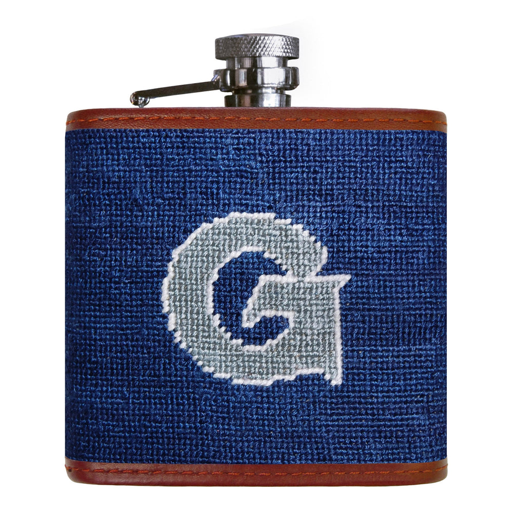 Smathers and Branson Georgetown Needlepoint Flask Front 