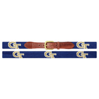 Smathers and Branson Georgia Tech Needlepoint Belt Laid Out 