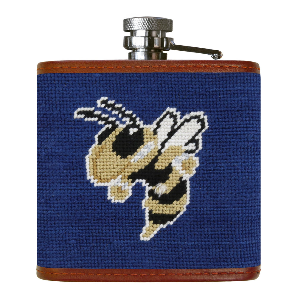 Smathers and Branson Georgia Tech Needlepoint Flask Back 
