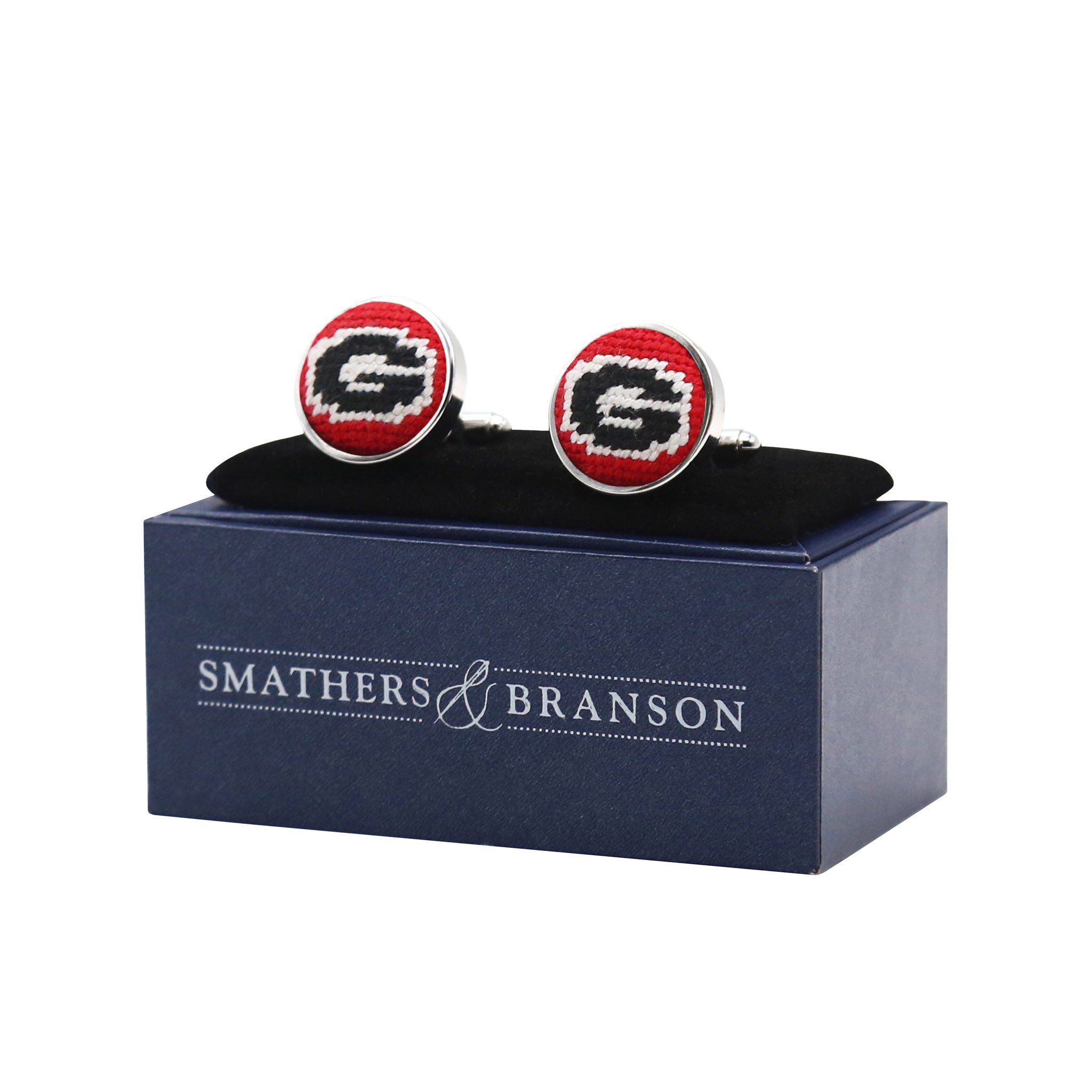 Georgia G Cufflinks (Red) – Smathers & Branson