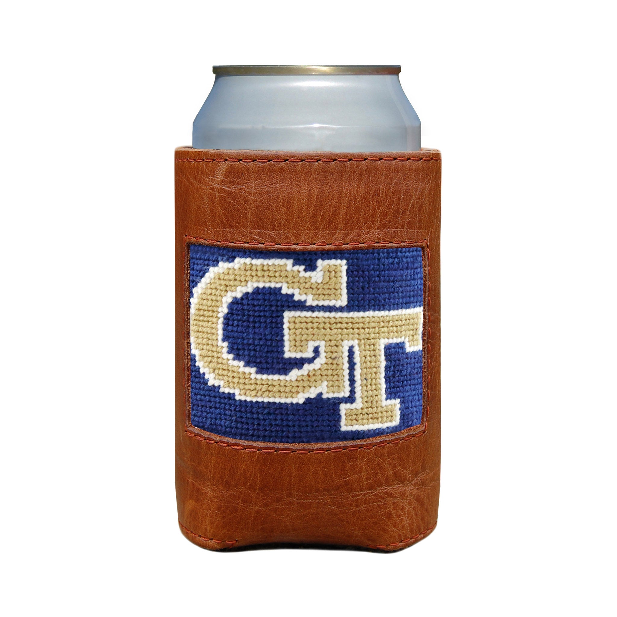 Smathers and Branson Georgia Tech Needlepoint Can Cooler   