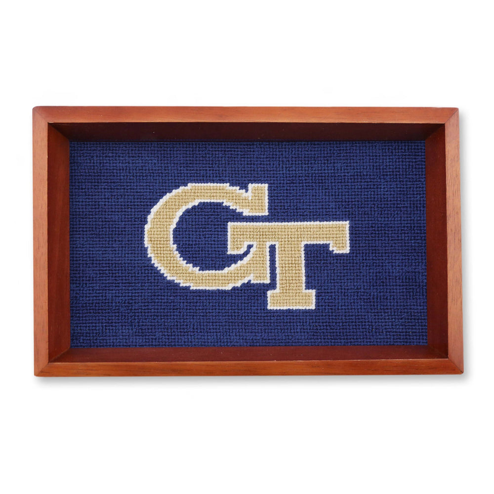 Smathers and Branson Georgia Tech Needlepoint Valet Tray  