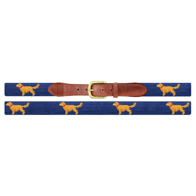 Smathers and Branson Golden Retriever Belt Classic Navy