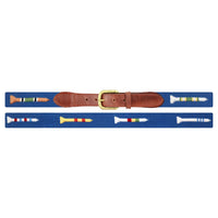 Smathers and Branson blueberry golf tees needlepoint belt