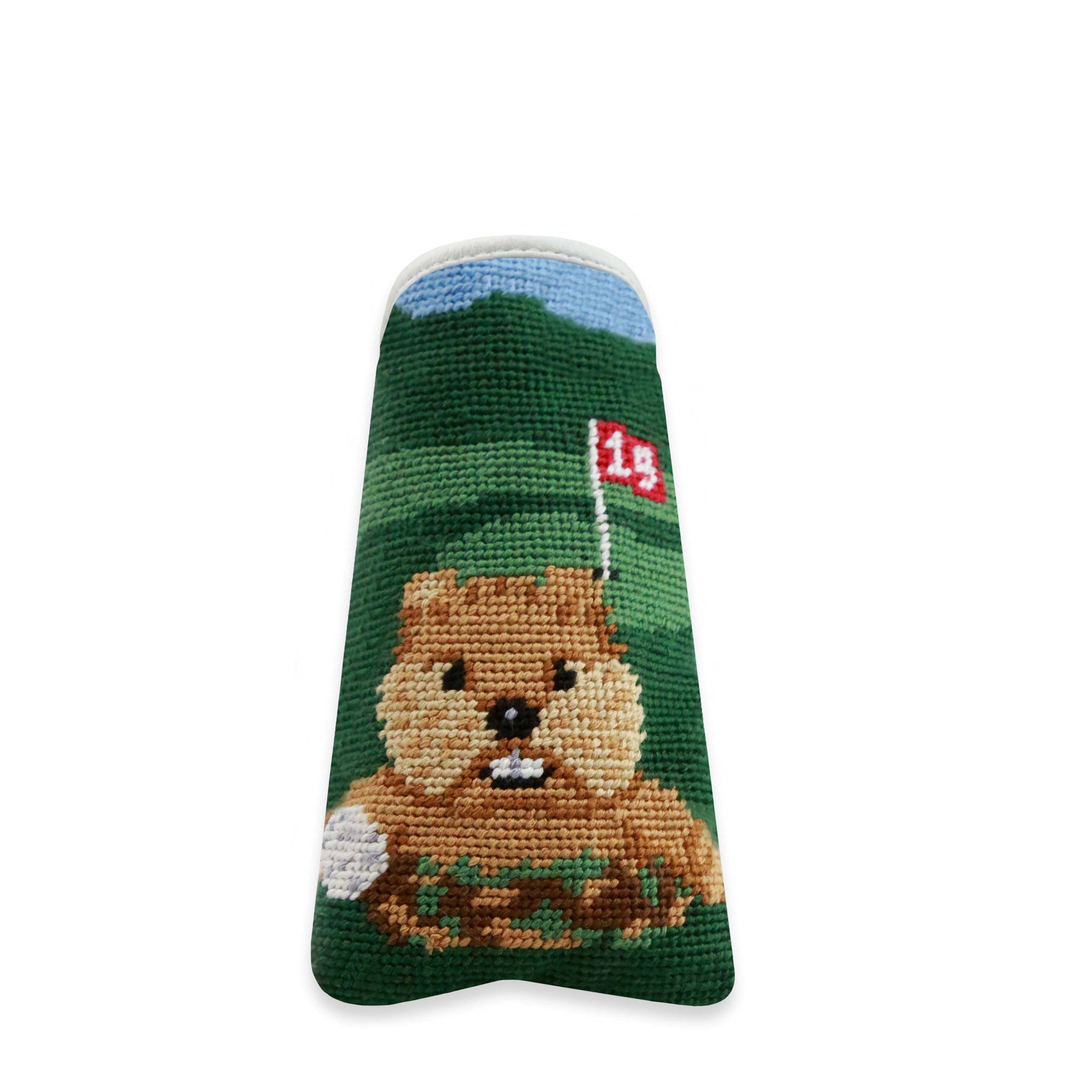 Smathers and Branson Gopher Golf Multi  Needlepoint Putter Headcover   