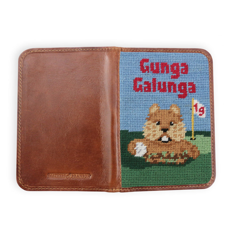 Smathers and Branson Gopher Golf Multi Needlepoint Golf Scorecard Opened 