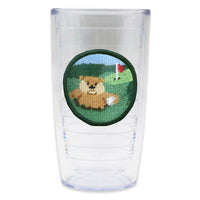 Smathers and Branson Gopher Golf Needlepoint Tervis Tumbler  