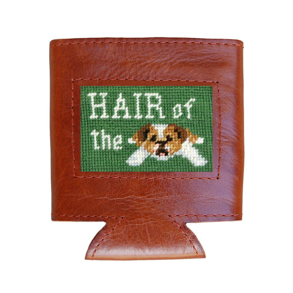 Smathers and Branson Hair of the Dog Sage Needlepoint Can Cooler   