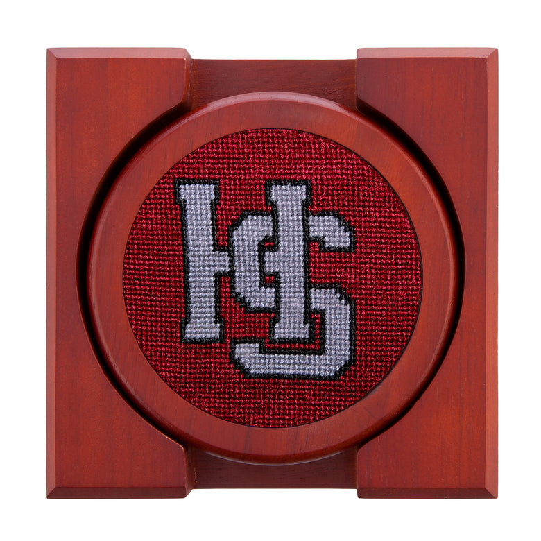 Smathers and Branson Hampden Sydney Coasters Garnet