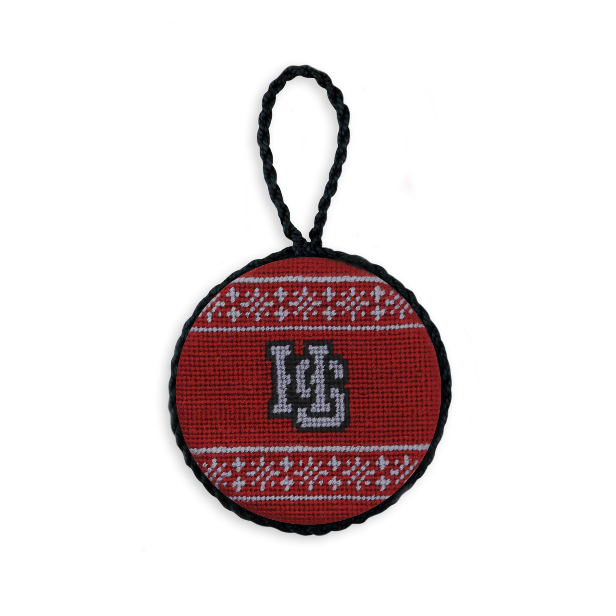 Smathers and Branson Hampden-Sydney Needlepoint Ornament 