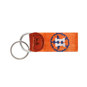 Smathers and Branson Houston Astros Needlepoint Key Fob  