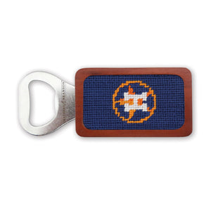 Smathers and Branson Houston Astros Needlepoint Bottle Opener 