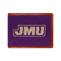 Smathers and Branson James Madison Royal Purple Needlepoint Bi-Fold Wallet  