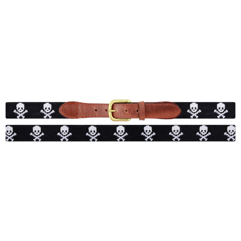 Smathers and Branson Jolly Roger Belt Black