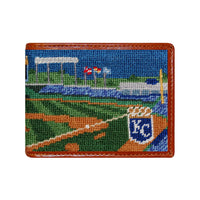 Smathers and Branson Kansas City Royals Stadium Needlepoint Bi-Fold Wallet 