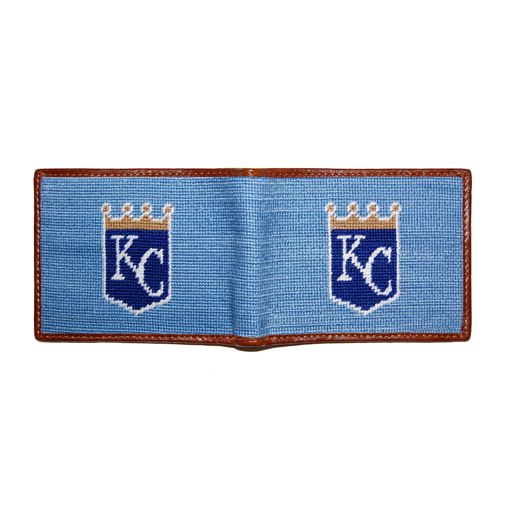 Smathers and Branson Kansas City Royals Needlepoint Bi-Fold Wallet 