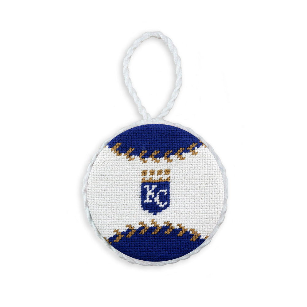 Smathers and Branson Kansas City Royals Baseball Needlepoint Ornament  