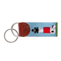 Smathers and Branson Lighthouse Needlepoint Key Fob  